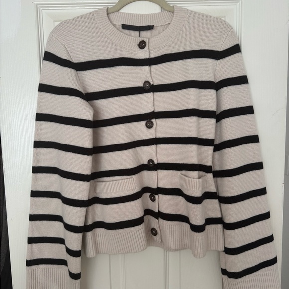 Coveted Cooper Cardigan Black Stripe - Picture 4 of 7